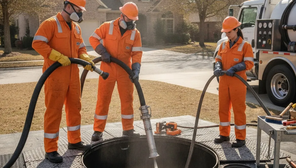 Septic tank cleaning service for Worcester, MA homes by On Call Plumbers